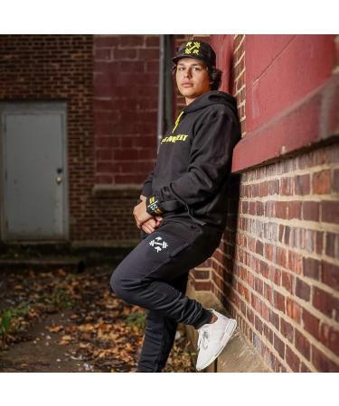 Ultimate Lifting Sweatshirt XX-Large Black & Yellow - Ideal for Weightlifting, Bodybuilding, Powerlifting, Crossfit & Weight Loss - Buy Online on GoSupps.com