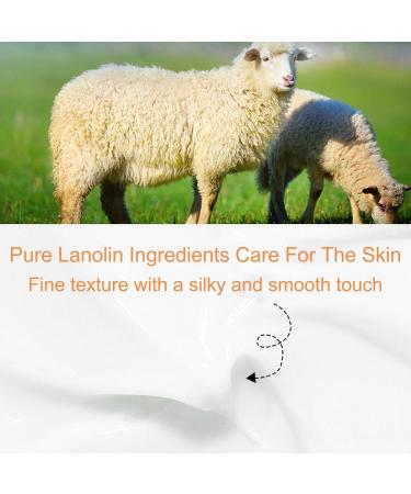 Pure Lanolin Cream for Very Dry Skin | Hydrating Organic Face Moisturizer for Women & Men - International Shipping Available - Buy Online on GoSupps.com