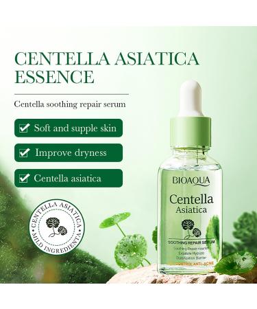 BIOAQUA Centella Asiatica Serum - Soothing Repair Oil Control & Anti-Acne Skin Care - 30ml - Buy Online on GoSupps.com