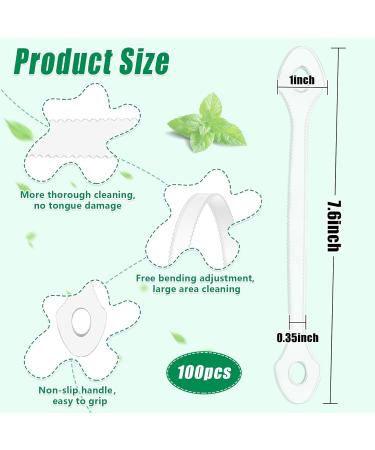 Disposable Tongue Scraper - 100 Count - Buy Online on GoSupps.com