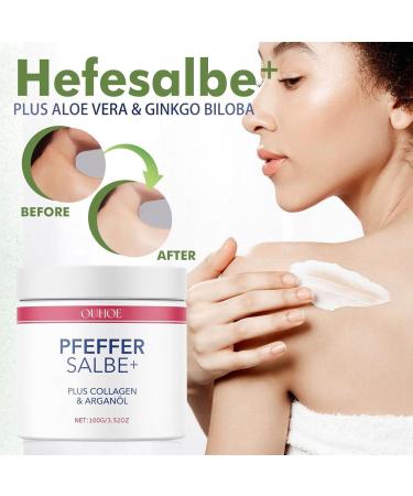 Pepper Ointment for Browning - Active Rich Formula with Collagen & Argan Oil - 100ml (2PCS) - Enhance Skin Vitality - Buy Online on GoSupps.com