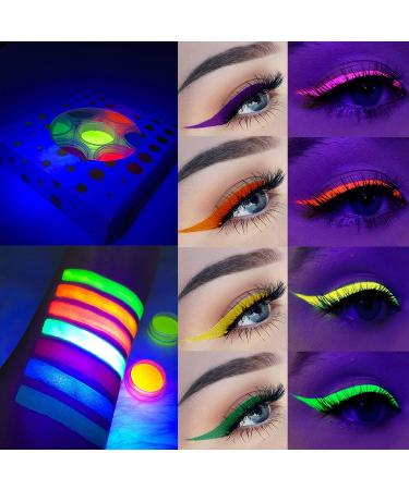 ONMAY Water Activated UV Reactive Hydra Eyeliner - Neon Bundle | Aqua Eye Liner, Glow in Blacklight Body & Face Paint Makeup Kit - Buy Online on GoSupps.com