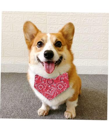 FRCOLOR 3pcs Puppy Collars Towel Bibs Pet Bandana Collar Pet Collar Scarf Accessories Necklace Small Dog L As Shown - Buy Online on GoSupps.com