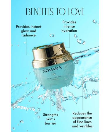 Novara Oil Free Hydrating Cream | Doctor Recommended Moisturizer for Oily Skin | 1.7 Oz | Achieve Firm Radiant Dewy Skin - Buy Online on GoSupps.com