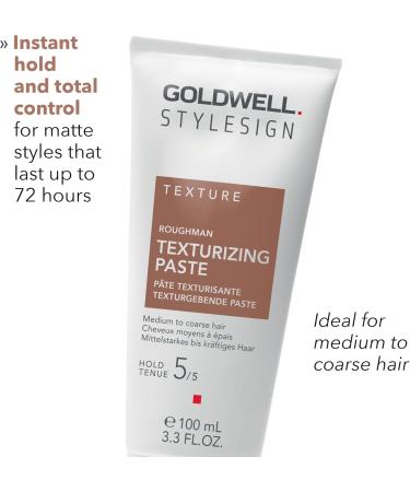 Goldwell Roughman Matt Styling Paste - 3x100ml | Premium Hair Styling for All Hair Types | International Shipping Available - Buy Online on GoSupps.com