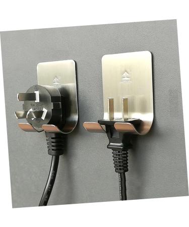 Alipis 4pcs 304 Stainless Steel Plug Holder - Impact Free Shaving & Coat Hanger for Modern Spaces - Buy Online on GoSupps.com