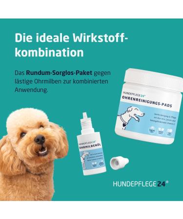 Natural Dog Ear Cleaner - 250ml | Relieves Itching & Odor with Chamomile & Aloe Vera | Ears Cleaner for Dogs & Cats - Buy Online on GoSupps.com