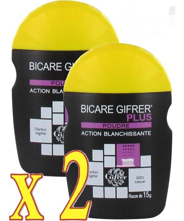 Gifrer Bicare Plus Vegetable Charcoal Powder 60 g Pack of 2 x 60 g - Buy Online on GoSupps.com