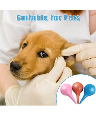 6 Pack Ear Syringe Bulb for Babies, Puppies & Adults - 30ml Soft Hand Washing Squeeze Bulb in Pink, Orange, Blue - Buy Online on GoSupps.com