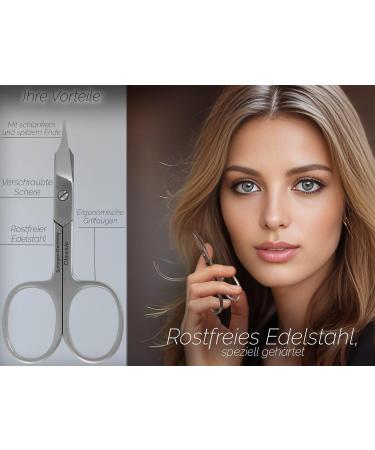 Nail Scissors with Tower Tip | Solingen Made in Germany | Extra Sharp Stainless Steel Manicure Scissors for Fingernails & Toenails - Buy Online on GoSupps.com