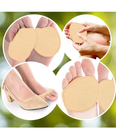 2 Pair Honeycomb Forefoot Pads - Metatarsal & Ball of Foot Cushions for Pain Relief | Non-Slip & Reusable | Sweat Prevention | Women Men Unisex | Various Shoe Types - Buy Online on GoSupps.com