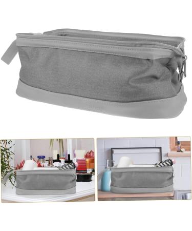 SOIMISS Hair Dryer Storage Bag Hair Dryer Case Hair Dryer Organizer Bag Case for Hair Dryer Toiletry Bag Pu 36.00X15.50X13.00CM Light Grey - Buy Online on GoSupps.com