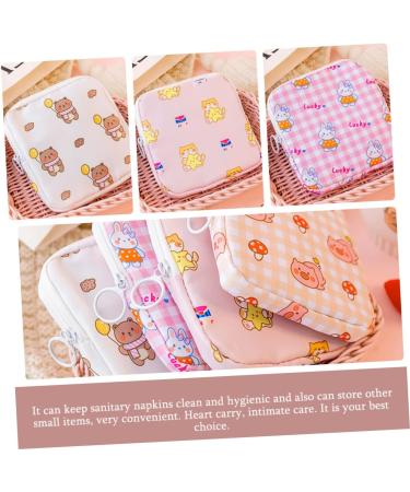 Healeeved 4-Piece Aunt Towel Storage Bag | Menstrual Bandages Accessories for Teenage Girls & Women | Travel-Friendly Polyester Period Bag - Buy Online on GoSupps.com