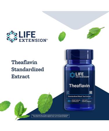 Life Extension Theaflavin Extract - 30 Vegetarian Capsules for Health & Wellness - Buy Online on GoSupps.com