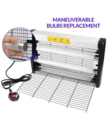 Buy Mafiti 20W Electric Mosquito Zapper - Indoor Insect Killer with UV Light | Effective Fly Trap for Home Kitchen & Farm - Buy Online on GoSupps.com