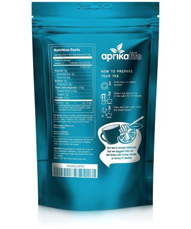 Aprika Life Sleep Tea: 100% Natural Herbal Blend for Relaxation and Restful Sleep - 60 Bags - Buy Online on GoSupps.com