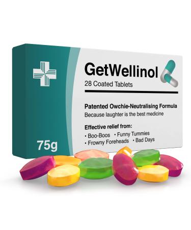 Funny Get Well Soon Gift Joke Prank Pill Box Filled with Sweets + Prescription Bag Letterbox Gifts for Women and Men Novelty Hug Gifts for Friends - Buy Online on GoSupps.com