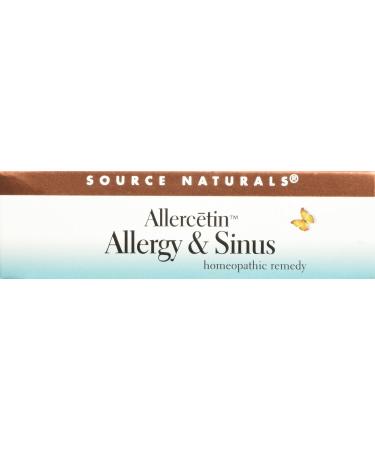 Source Naturals Allercetin Allergy & Sinus Homeopathic Tablets 48ct - Relief for Allergies and Sinus Congestion - Buy Online on GoSupps.com