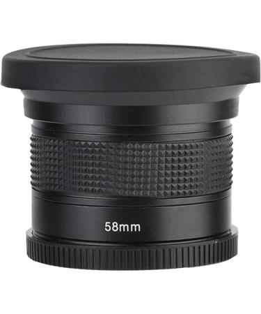 VBESTLIFE Fisheye Lens 58 mm 0.35X Fisheye Super Wide Angle Lens for SLR DSLR Camera Black - Buy Online on GoSupps.com