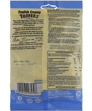 Walkers English Creamy Toffees 150g - Buy Online on GoSupps.com