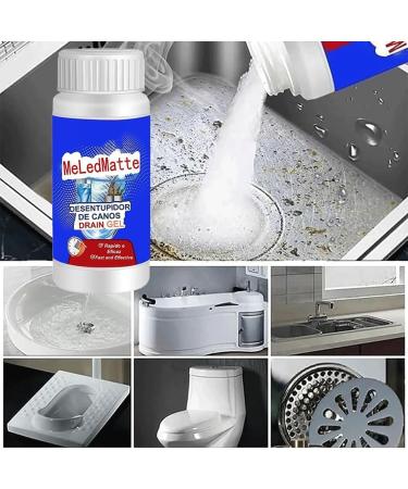 Powerful Pipe Dredging Agent Meledmatte Professional Meledmatte Powerful Pipe Dredging Agent Sink and Drain Pipe Dredging Powder Pipe Dredge Agent Meledmatte Pipeline Dredging Agent (2PCS) - Buy Online on GoSupps.com