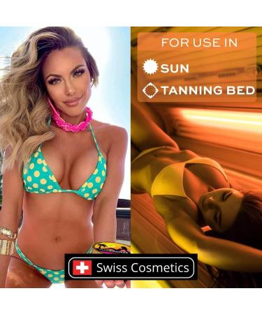 Sun Bronze Original - Premium Tanning Cream | Swiss Formula for Dark Tan | 200ml Vegan & Natural Ingredients | Effective Skin Tan Accelerator - Buy Online on GoSupps.com