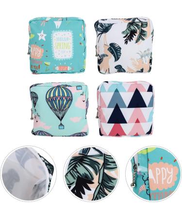 Storage Bag for Women's Bandages - 4 Pack Periodica Zip Bags | Perfect First Period Gifts for Teenage Girls - Blue - Buy Online on GoSupps.com