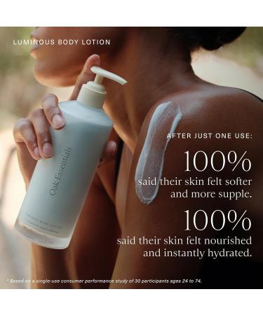 Oak Essentials Luminous Body Lotion | Hydrating Blue Tansy Body Cream with Rose Oil Turmeric Shea Butter and Coconut Oil 1.33 Fl Oz (Travel Size) 1.35 Fl Oz (Pack of 1) - Buy Online on GoSupps.com