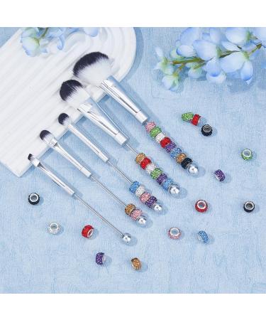 Buy SUPERFINDINGS Beadable Makeup Brush Kit - 5 Pcs Brushes & 48 Rhinestone Beads for DIY Makeup | Perfect Gift for Women & Sisters - Buy Online on GoSupps.com