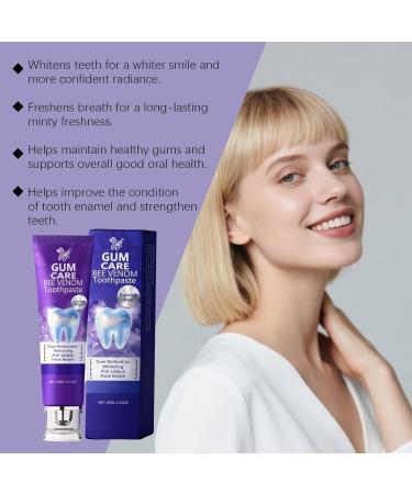 Rolimey Viocore Bee Venom Dental Treatment Toothpaste Natural Toothpastes for Teeth Whitening Toothpaste for Gum Therapy Teeth Whitening Gel Anti-Plaque (1 PCS) - Buy Online on GoSupps.com