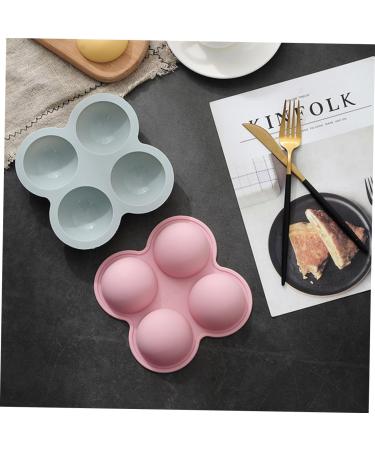 PRETYZOOM 2pcs Round DIY Home Cake Baking Mold Chocolate Molds Half for Premium Silicone Practical Making - Buy Online on GoSupps.com