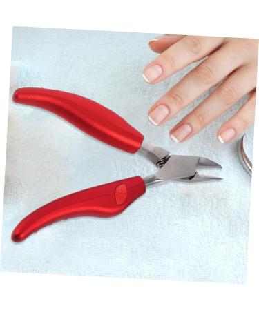 minkissy Hawk Mouth Pliers Dead Skin Clipper Cuticle Manicure Nail Tool Cuticle Scissor Manicure Pedicure Nail Scissors Handle Rubber and Plastic Cosmetic - Buy Online on GoSupps.com
