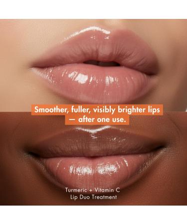 Handmade Heroes Turmeric & Vitamin C Lip Care Kit 100% Natural Lip Scrub & Lip Oil for Dry Dull Lips - Brightening & Nourishing Lip Therapy Set - Buy Online on GoSupps.com