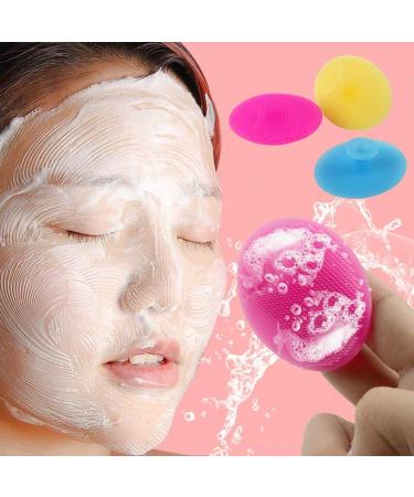 Uramoto Silicone Face Scrubber Brush - 12Pcs Exfoliator for Blackheads Facial Cleansing & Baby Shampoo - 6 Color Options - Buy Online on GoSupps.com