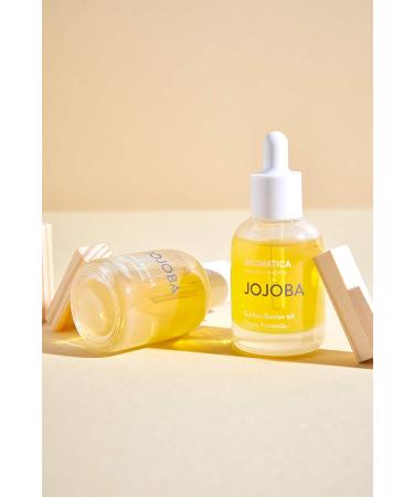 AROMATICA Organic Golden Jojoba Oil 30ml - EWG Verified Certified for Body Skin Hair Care | Hydrate & Protect Skin - Buy Online on GoSupps.com