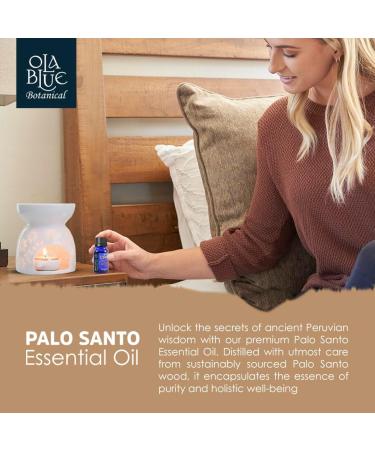 Palo Santo Essential Oil 20ml - Premium Therapeutic Grade for Aromatherapy Meditation & Energy Cleansing | Holistic Skin Care - Buy Online on GoSupps.com