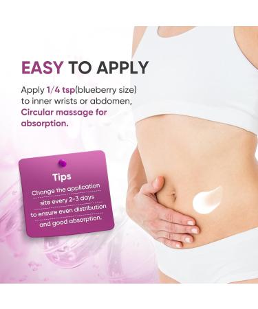 Estrogen Cream for Menopause Relief | Bioidentical Hormone Balance | Natural Phytoestrogen Cream for Hot Flashes & Skin 4 Oz - Buy Online on GoSupps.com