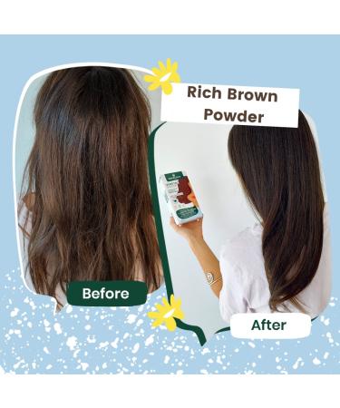 Herbatint Henna Color Organic Hair Dye - Rich Brown 3.5oz - Vegan Plant-Based Formula - Buy Online on GoSupps.com