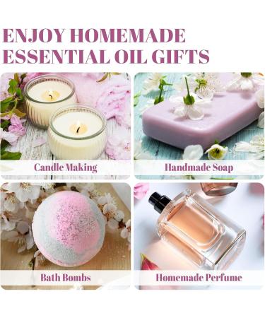 Migcaput Cherry Blossom Essential Oil - 100% Natural 2x10ml | Aromatherapy Diffuser Oils for Humidifiers Candles & Fragrance Lamps - Buy Online on GoSupps.com