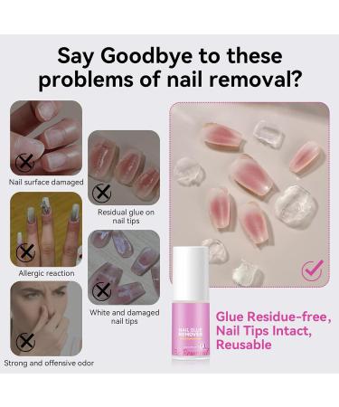  wiroouia Nail Glue Remover | 20ml Gel Makeup Remover Spray - Gentle Manicure Pedicure Remover Daily Use for Manicure and Pedicure Salon Beginners and Professionals - Buy Online on GoSupps.com
