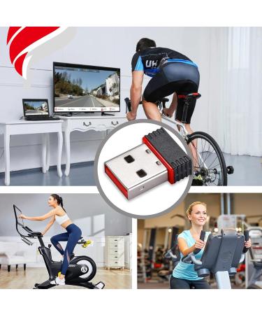 Fitcent ANT+ Dongle for Zwift & Garmin Devices - Compatible Wireless USB Stick for CycleOps & PerfPro Trainer - Buy Online on GoSupps.com