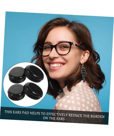 FOMIYES 20 Pairs Anti-Slip Silicone Glasses Ear Pads - Replaceable Eyeglass Support Black 1.1x1CM for Comfort & Stability - Buy Online on GoSupps.com