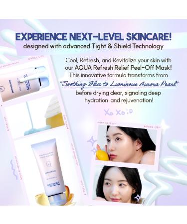 MIGUHARA Aqua Refresh Peel-Off Mask Pack Face Mask with Lacto-PDRN Botanical & Flower Extracts for a Fresh Clean Feel and Smooth-Looking Skin Appearance Korean Skincare (60ml/2.02 fl.oz.) - Buy Online on GoSupps.com