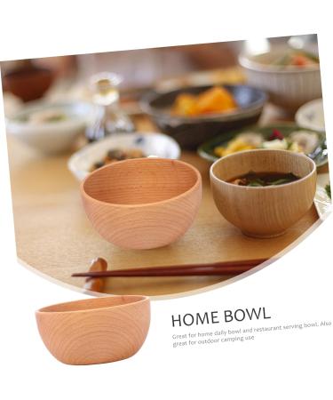 Zerodeko Wooden Bowl Salad Bowl Chip Container Christmas The Kitchen Bowl Food Bowl Dessert - Buy Online on GoSupps.com