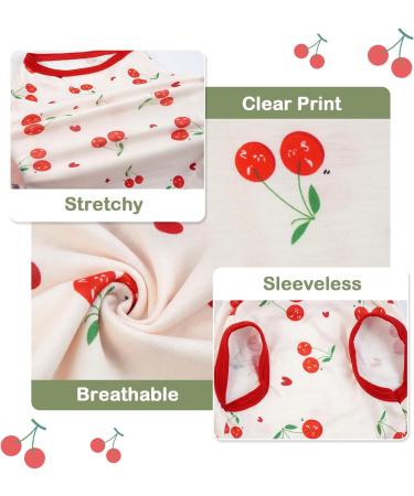 Shop Hjumarayan Dog Sweater for Small Dogs - Soft Breathable Chihuahua & Yorkshire Terrier Shirts (XS Cherry Red) - Buy Online on GoSupps.com