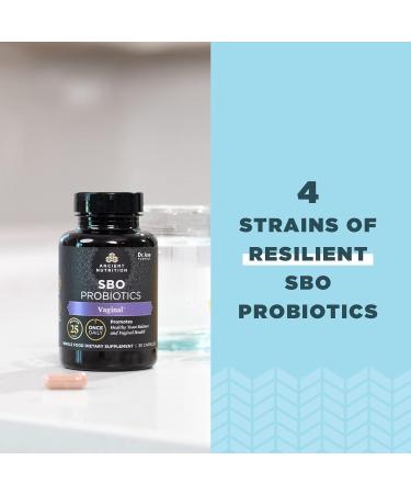 Ancient Nutrition SBO Probiotic For Women 25 Billion CFUs - 30 Capsule - Buy Online on GoSupps.com
