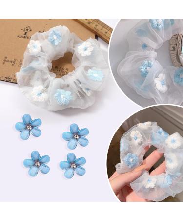 10 pieces of flower hairpin 2 pieces of hair rope hair flower clip ladies flower hair accessories mini flower claw clip hair accessories crystal flower hairpin - Buy Online on GoSupps.com