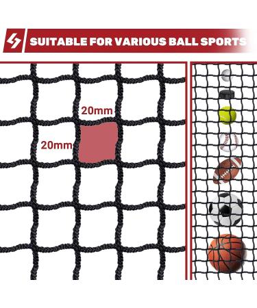 SAPLIZE Golf Practice Net with Target Cloth - Heavy Duty Ball Barrier | DIY Adjustable High Impact Net 10x10ft Blue - Buy Online on GoSupps.com
