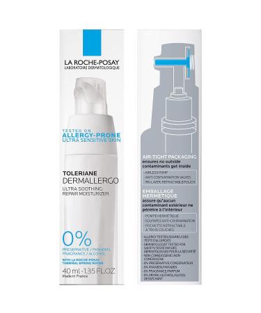 La Roche-Posay Toleriane Dermallergo Ultra Soothing Face Moisturizer for Sensitive Skin - Gentle Cream for Dry Skin - Buy Online on GoSupps.com