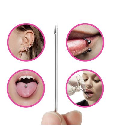 Gospire 30 pcs 14G Piercing Needles | Stainless Steel Disposable Body Piercing Supplies - Buy Online on GoSupps.com